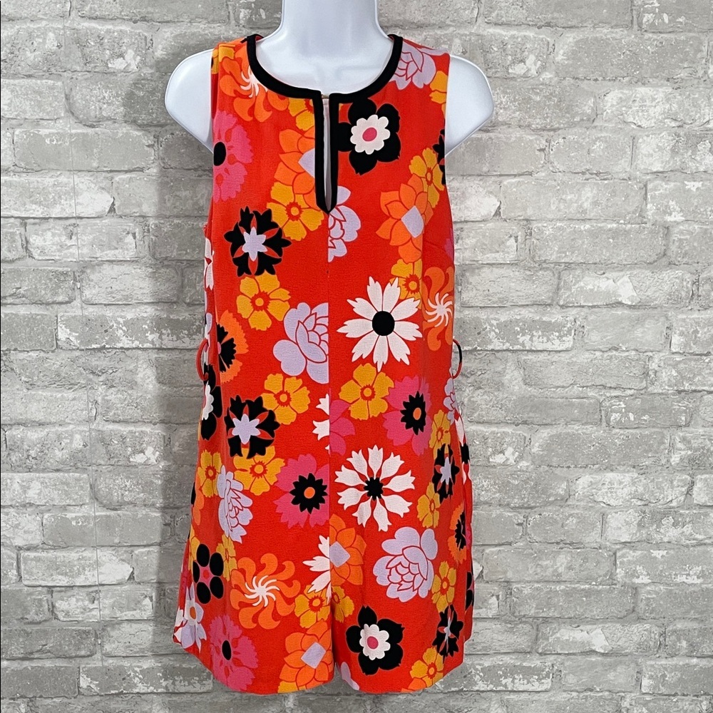 Victoria Beckham for Target retro mod floral romper